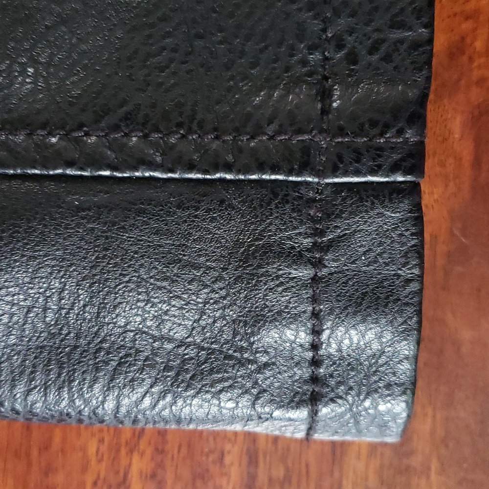 FREE PEOPLE Faux Leather Black Mini Skirt “Zip To It” | SIZE 2 - Picture 8 of 13